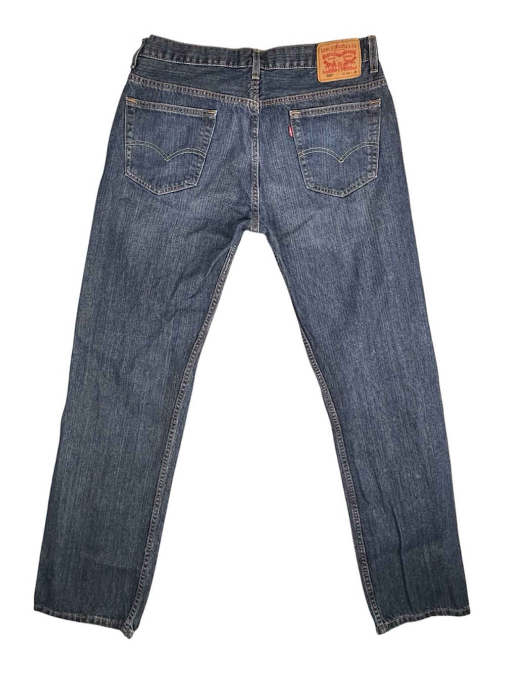 Levi's 569 Jeans Mens 34X36 Blue Loose Straight Denim Dark Wash Relaxed Baggy